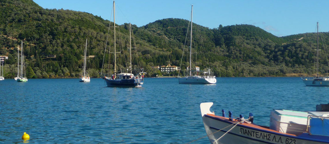 Deep blue sea of the Ionian Sea